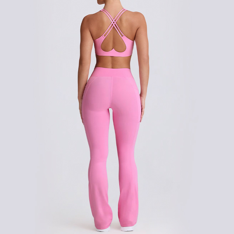 Naked Feel Quick-Dry Yoga Set  - Yoga Fitness Zumba บทวิจารณ์และราคา