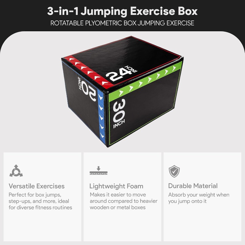 BalanceFrom 3-in-1 Foam Plyome - Plyo Jump Box บทวิจารณ์และราคา