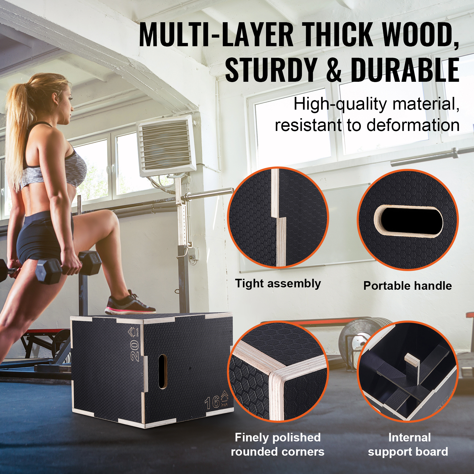 VEVOR 3 In 1 Plyometric Jump B - Plyo Jump Box บทวิจารณ์และราคา