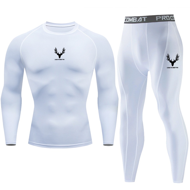 Men's tight fitting sportswear - Yoga Fitness Gym บทวิจารณ์และราคา