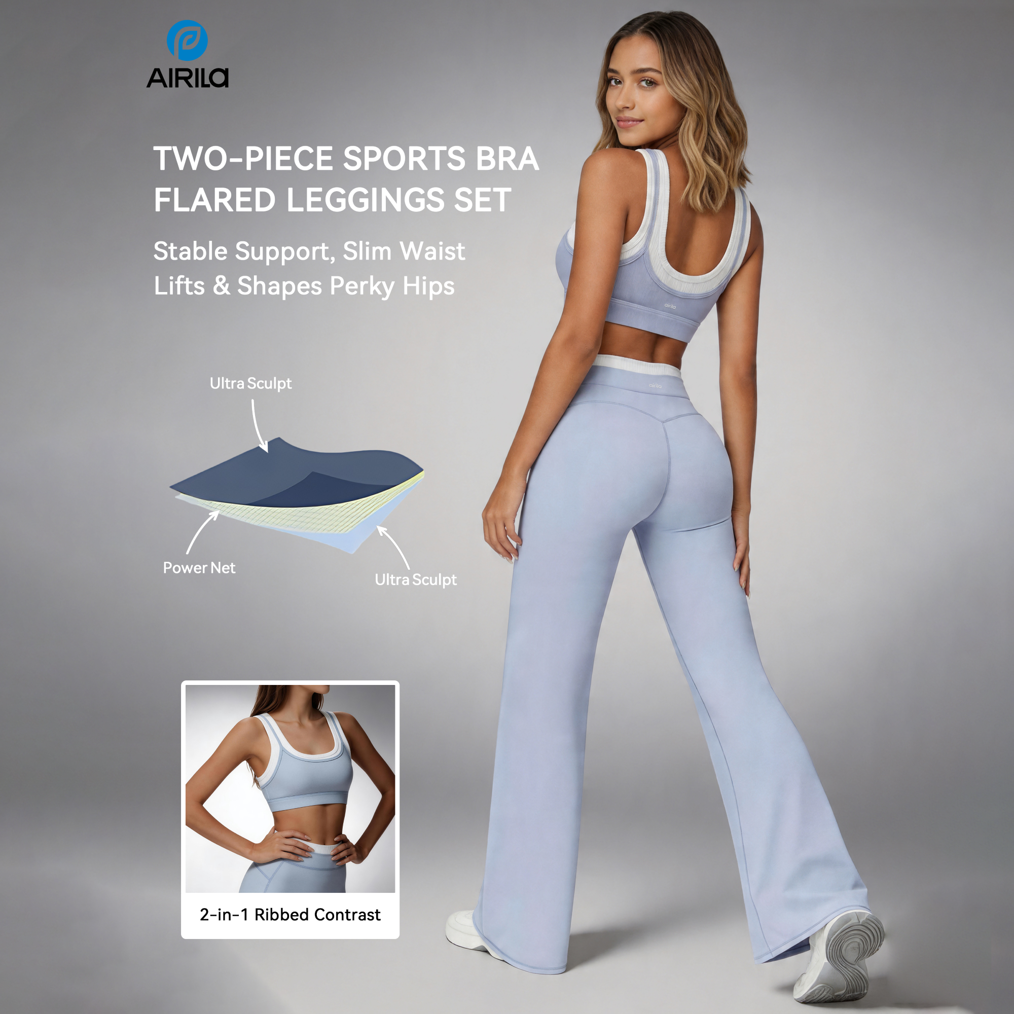 Airila Women's Yoga Set 2-Piec - Yoga Blocks บทวิจารณ์และราคา