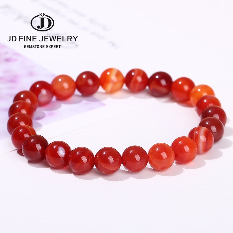 JD Natural Stone Beads Red Str - Yoga Fitness Tracker บทวิจารณ์และราคา